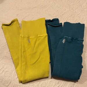 Free People Movement ribbed leggings